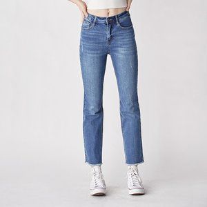 Risen Los Angeles - frayed straight leg jeans. Fits more like a 25 or 26